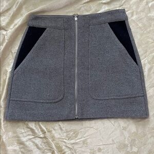 Zara Gray A-Line  with Black Pockets